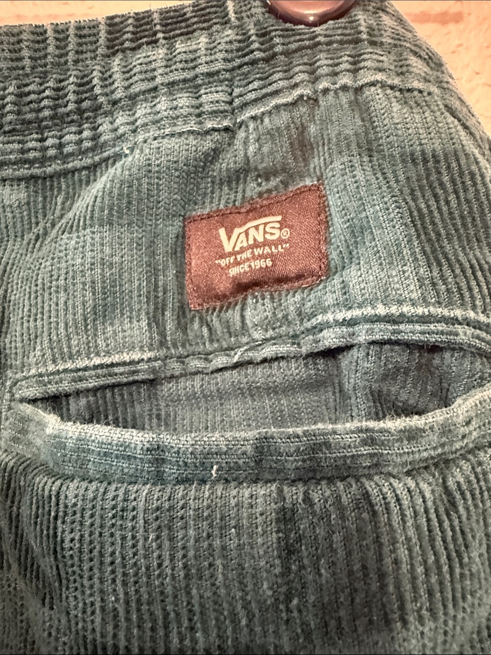 Vans Green Checkered Drawstring Pants - Picture 4 of 5